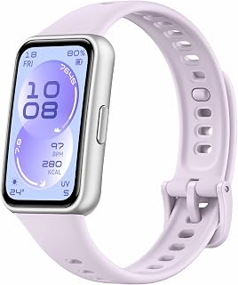 HUAWEI Band 11 Fitness Tracker, Heart Rate Monitor, Purple | 1.62" AMOLED Smart Watch, Fitness Band, SpO2, HRV Smart Band, Pedometer Step Counter Watch, 5ATM, 14 Days Battery