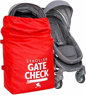 J.L. Childress Gate Check Stroller Travel Bag | AirTag compatible Gate Check Bag keeps strollers clean, protected & easy to identify when airport gate checking