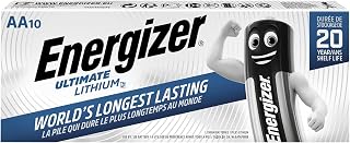 Energizer Ultimate 10 x 1.5V Lithium AA Batteries Cute Li-FES 2
