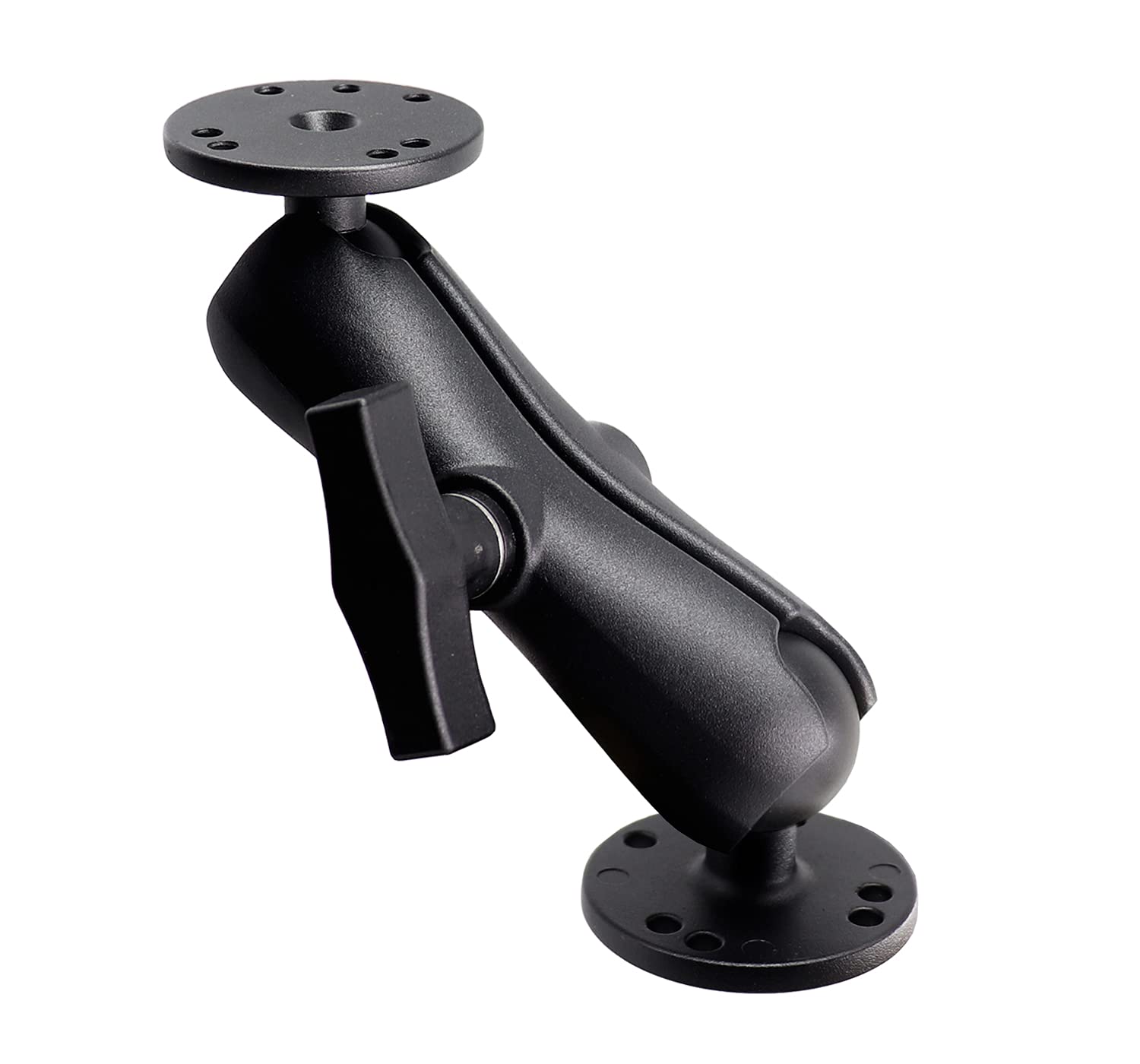 WINDFRD Double Ball Mount with Two Round Plates, Fish Finder Mount, Double Socke