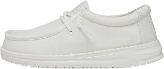HEYDUDE Wally Youth Slub Canvas MOC Toe ShoesGarçon