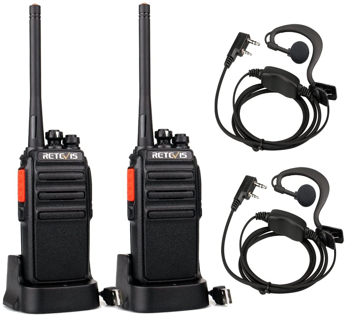 Retevis RT24 Walkie Talkie PMR446 License-free Professional Two Way Radio 16 Cha