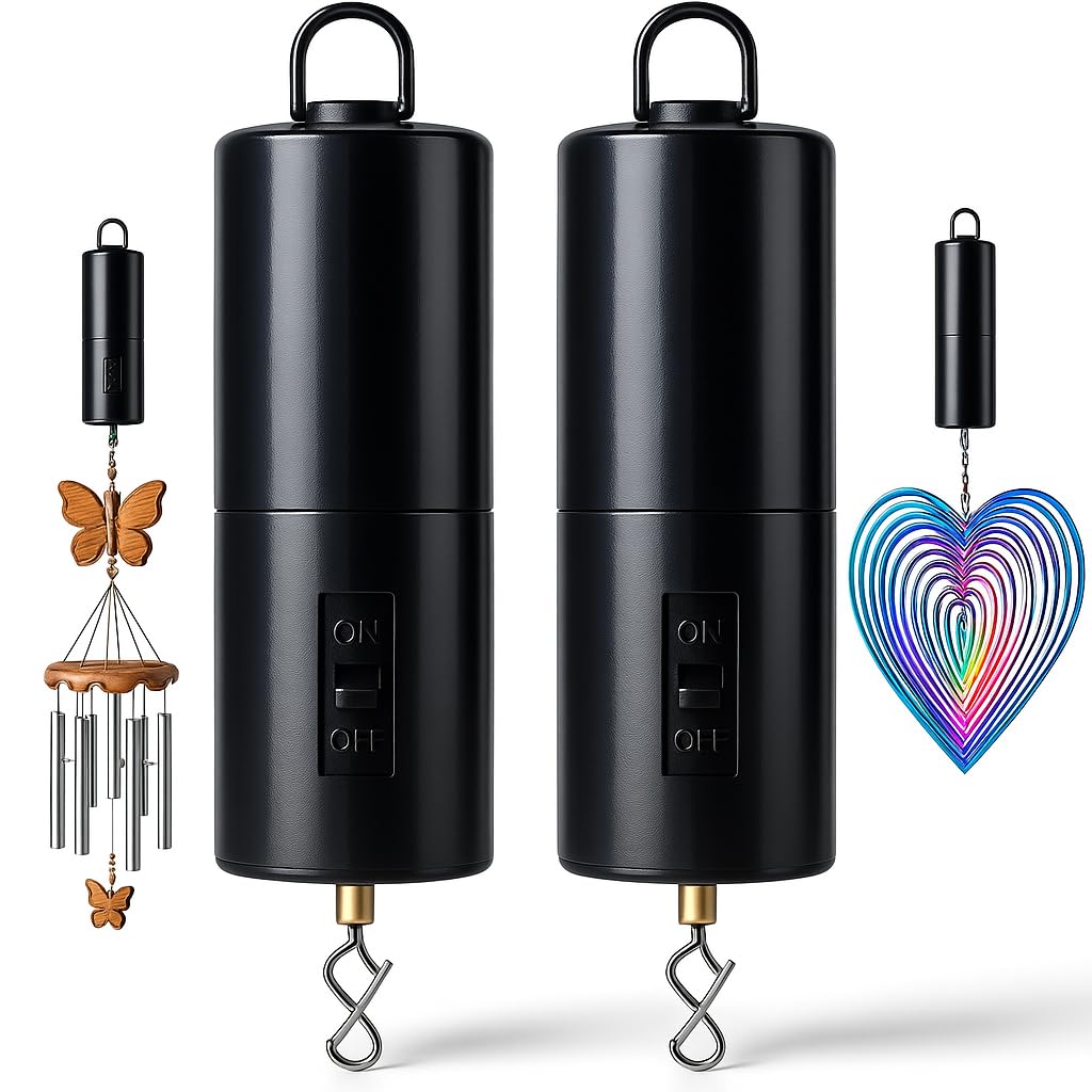 2 Pack Wind Spinner Motor Hanging Display Motor Battery Operated 24 RPM Rotating