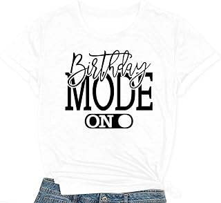 Birthday Shirts for Women It's My Birthday Crew T-Shirt Happy B-Day Gifts Tee Tops