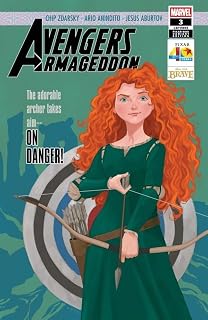 Avengers: Armageddon #3C Marvel | Comic Book 805 Pixar Variant Brave Hawkeye 1 Tribute