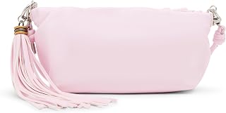 Steve Madden Womens Steve Madden Linzy Ruched Clutch With TasselSteve Madden LINZY Ruched Clutch With Tassel