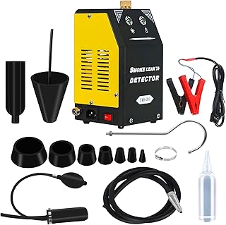 Csttler Automotive Smoke Machine, All Accessories&amp;with Built-in Air Pump | Fast 10s Smoke Output Machine for Cars, Trucks, ATVs &amp; Boats - EVAP System Tester for Intake, Exhaust, Turbo &amp; Vacuum Leaks