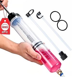 2 Pack-500CC Fluid Extractor Pump,Oil Syringe for Automotive Use