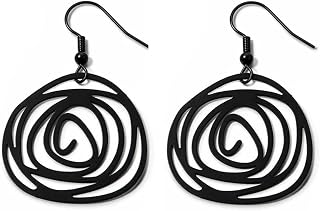 Black Dangle Earrings for Women, Bohe Retro Western Jewelry