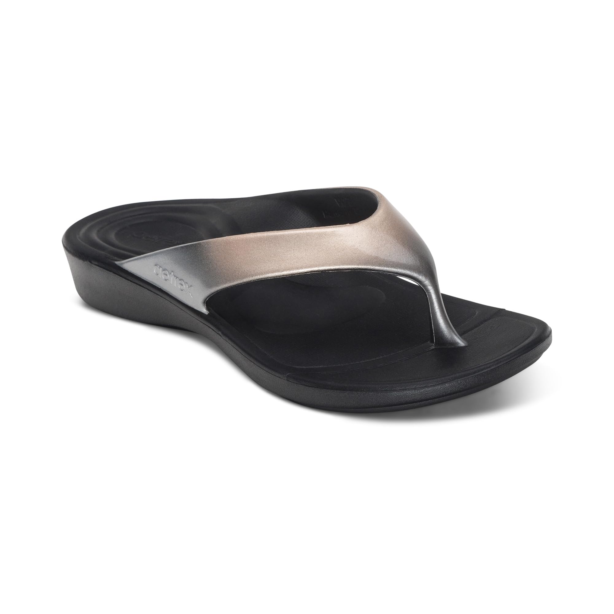 Aetrex Maui Orthopedic Flip Flops for Women Arch Support - Pressure Relief Water