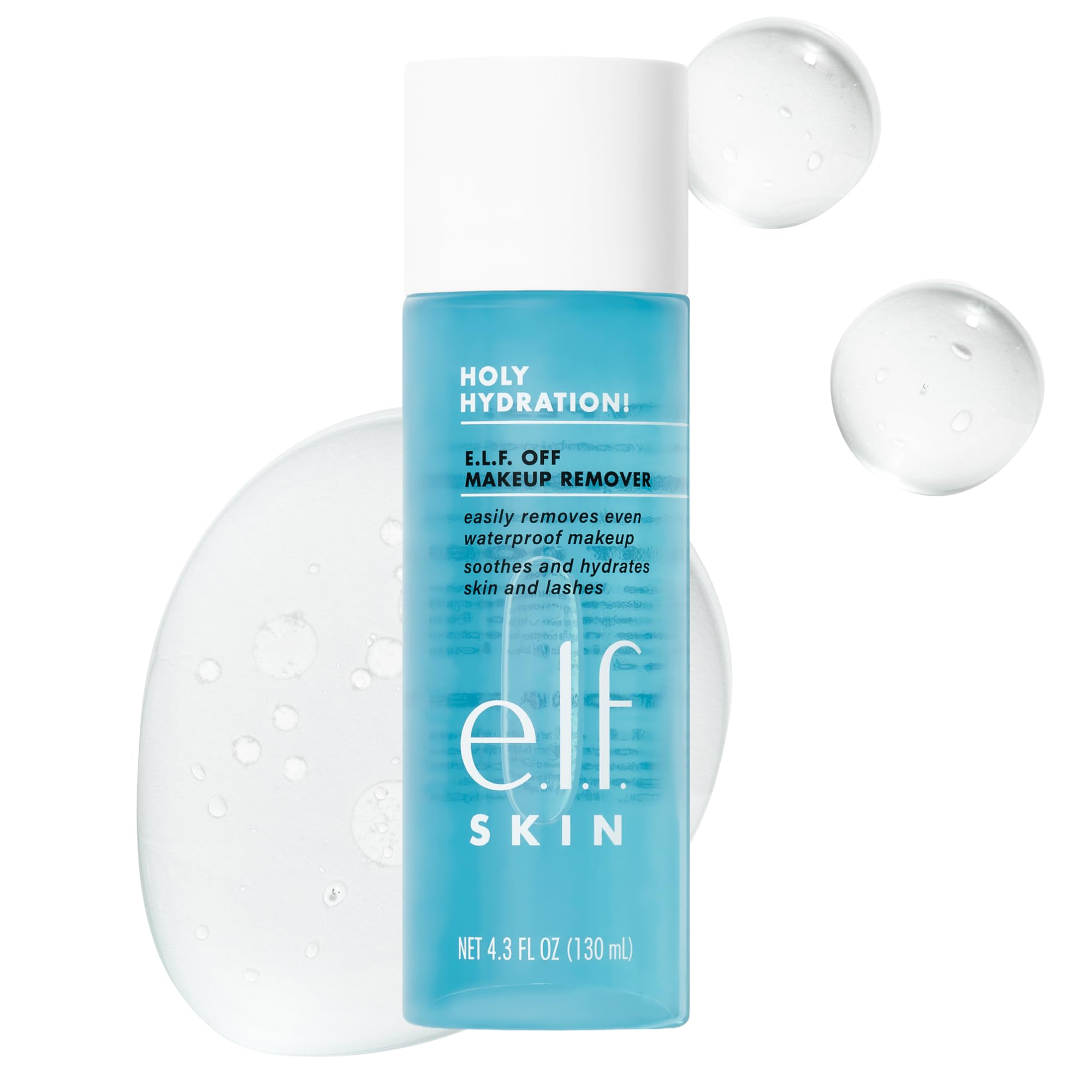 el.f. SKIN Holy Hydration! e.l.f. Off Makeup Remover | Liquid Makeup Remover For