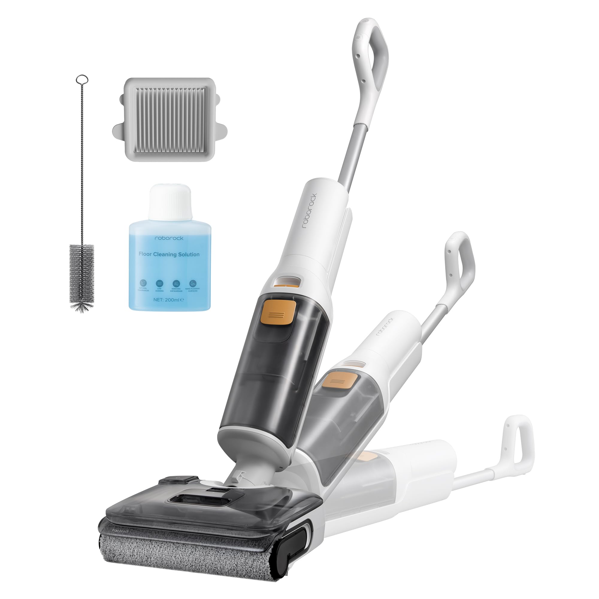 roborock F25 GT Cordless Wet Dry Vacuum, 20kPa 180° Lie-Flat Floor Washer