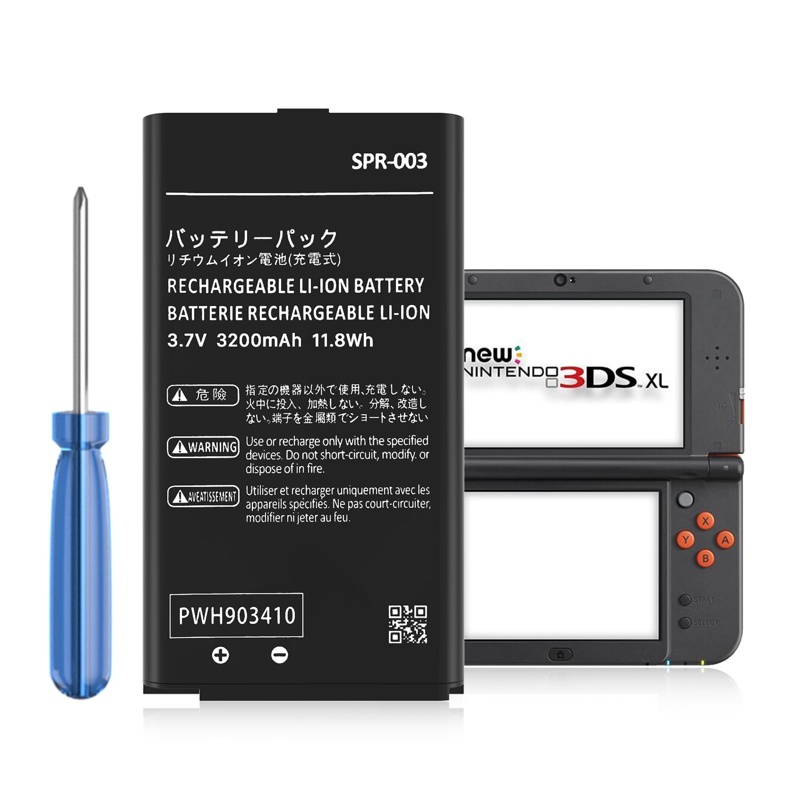 KOOAQQ SPR-003 Battery, 2026 New Upgraded (3200mAh) Ultra High Capacity Li-ion B