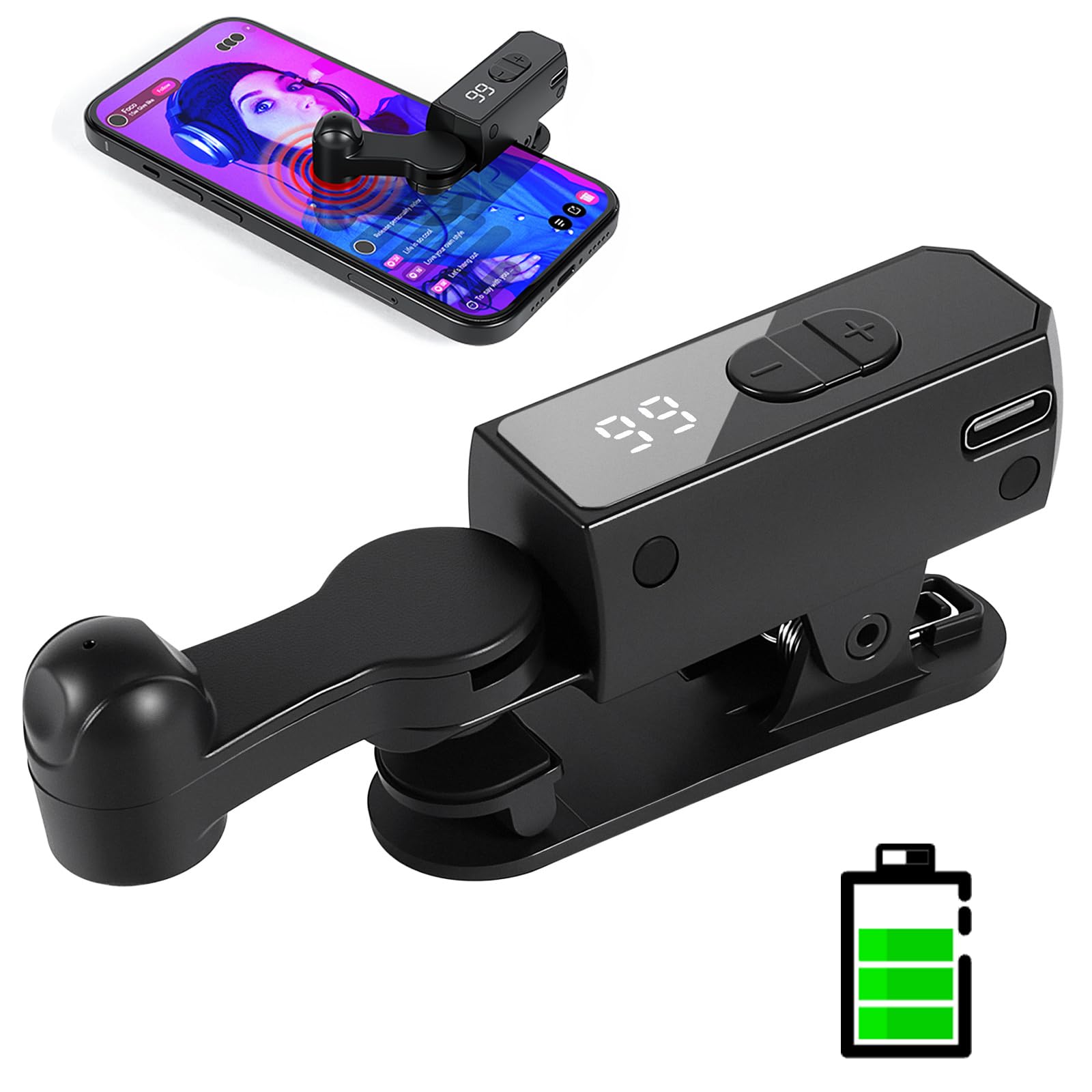 RAKUBULL Auto Clicker Wireless Tapper for TikTok iPhone Android Smartphone | Rec