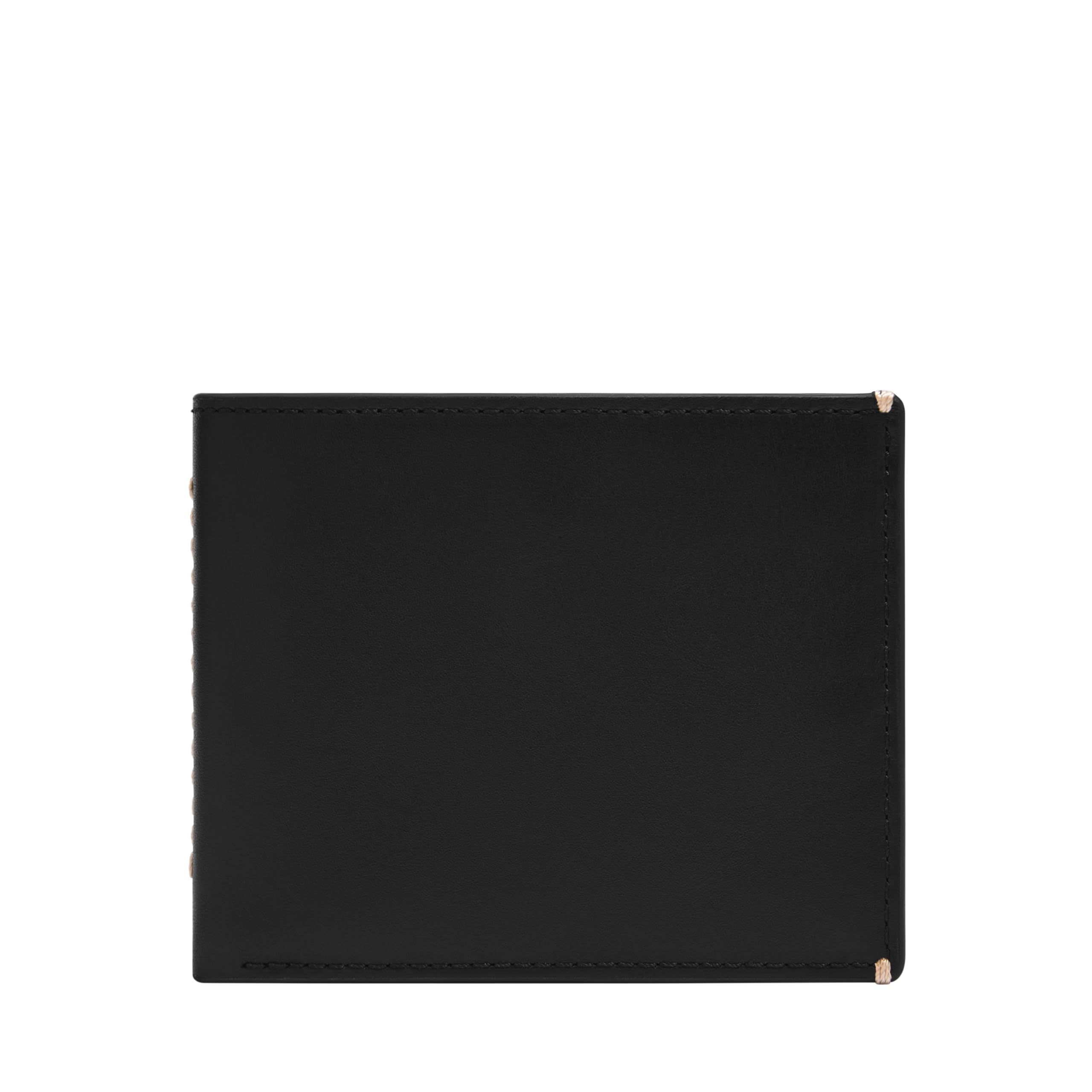 Fossil Men's Quinn Leather Bifold with Flip ID Wallet, Black, (Model: ML3644001)
