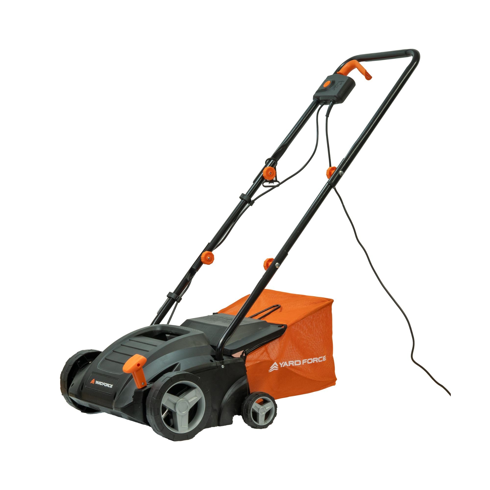 Yard Force 1500W Electric Lawn Scarifier and Aerator, 2-in-1 Moss & Thatch Remov