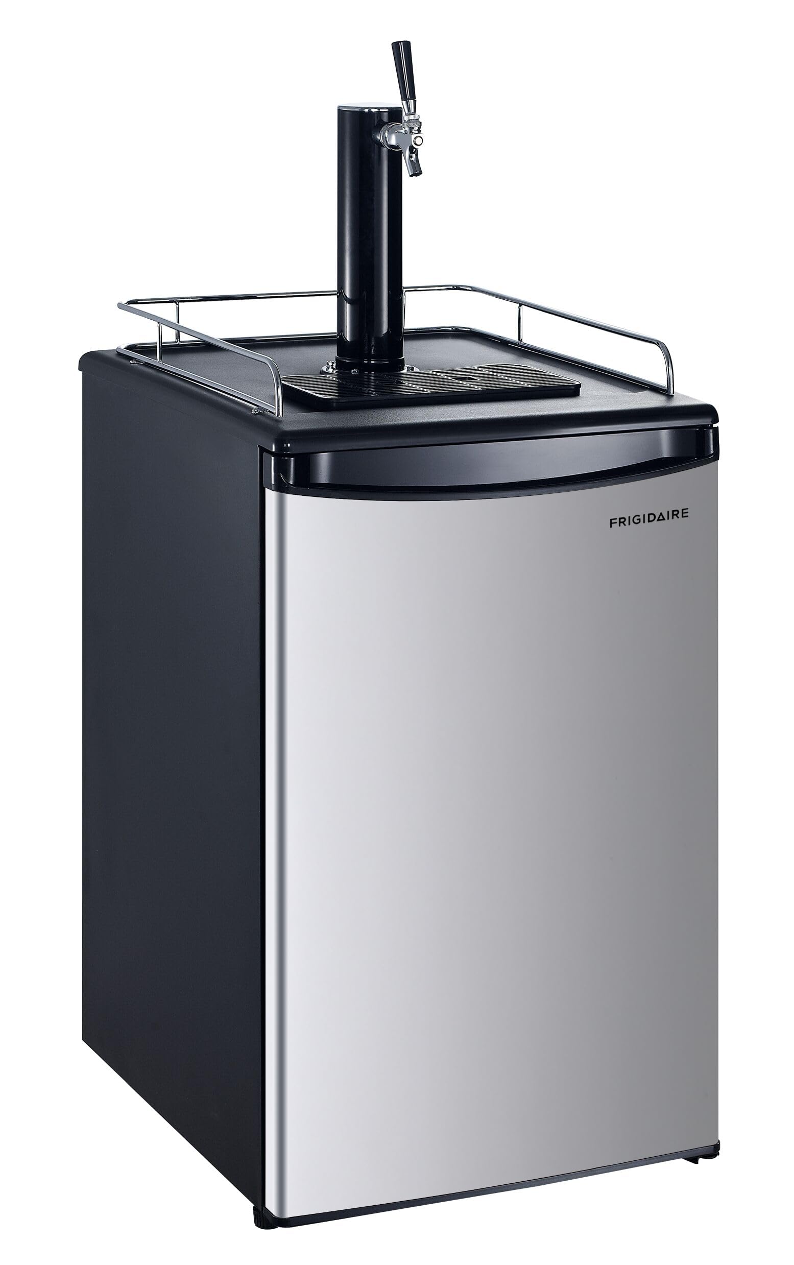 Frigidaire Beer Keg Kegerator Dispenser with Coupler, Tower Tap, and Drip Tray f