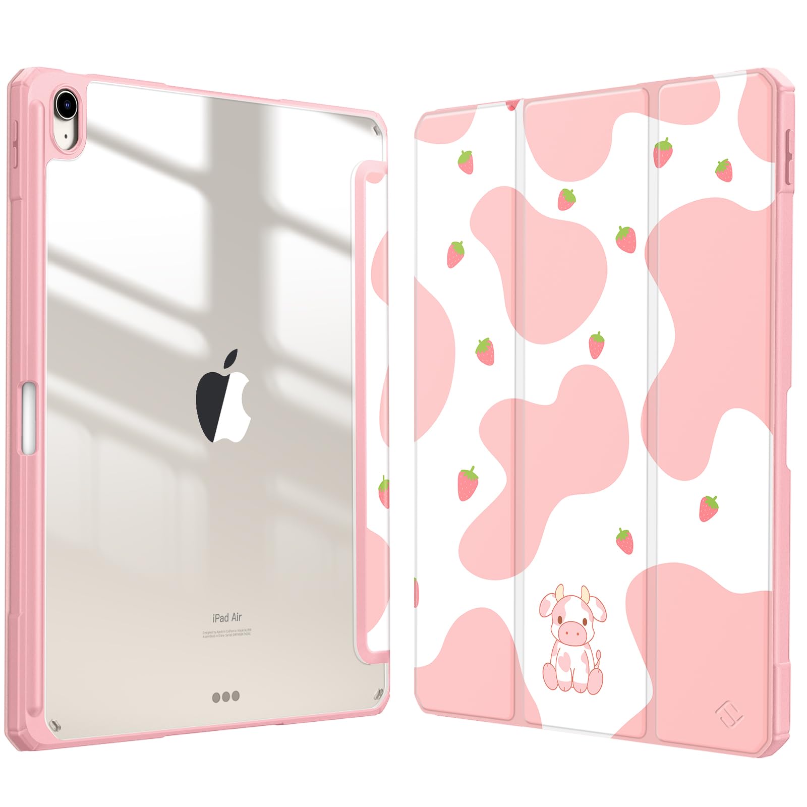 Fintie Hybrid Slim Case for iPad Air 33 cm (M2) 2024 [Built-in Pencil Holder] Sh