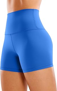 CRZ YOGA Butterluxe Women's Cycling Shorts - 10 cm Short Sports Trousers High Waist Yoga Summer Shorts Running Shorts Fitness Trousers