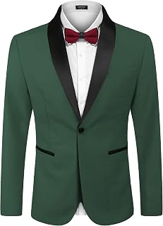 Coofandy Men's One Button Tuxedo Classic Jacket