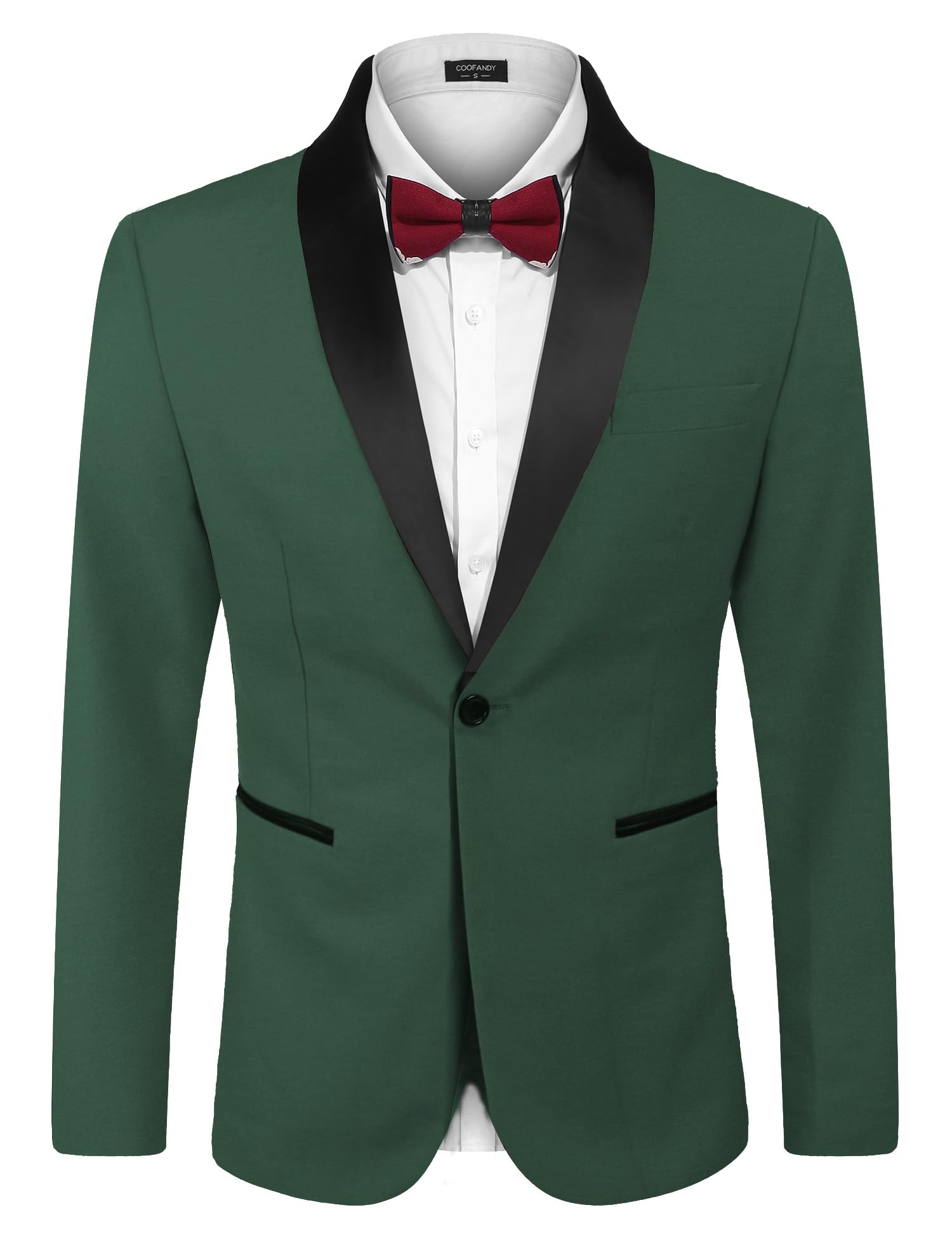 Coofandy Men's One Button Tuxedo Classic Jacket