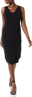 Amazon Essentials Womens Jersey Sleeveless V-Neck Midi Dress
