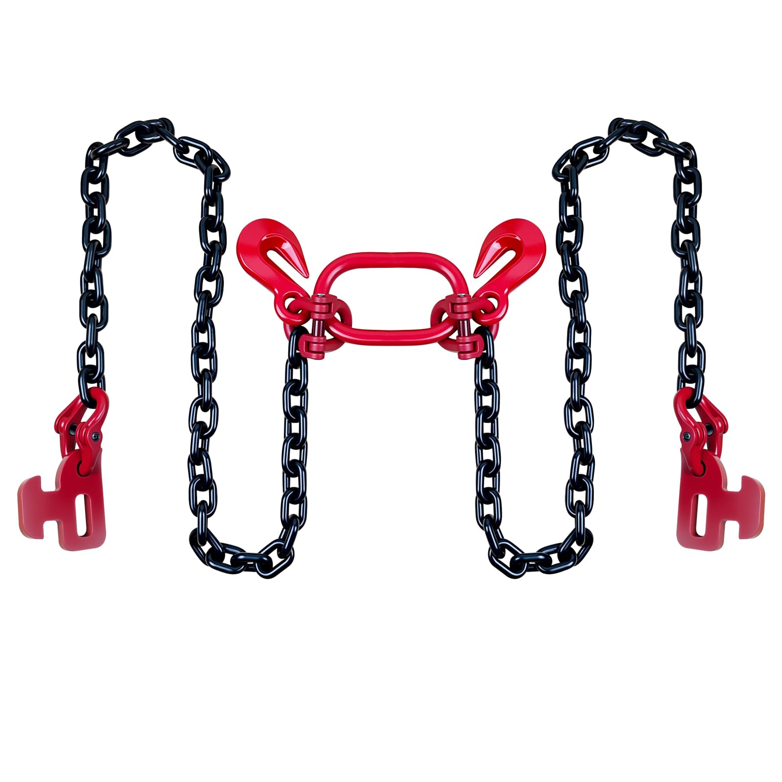 G80 Container Loading Chain (1/2" x 5') - 8800 lbs Capacity, Hot Dip Galvanized 