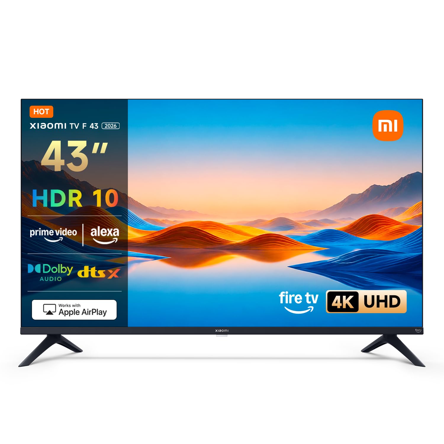 Xiaomi TV 43 Inch 2026 HD Smart TV Fire TV Dolby Audio L43MB-FAVEU