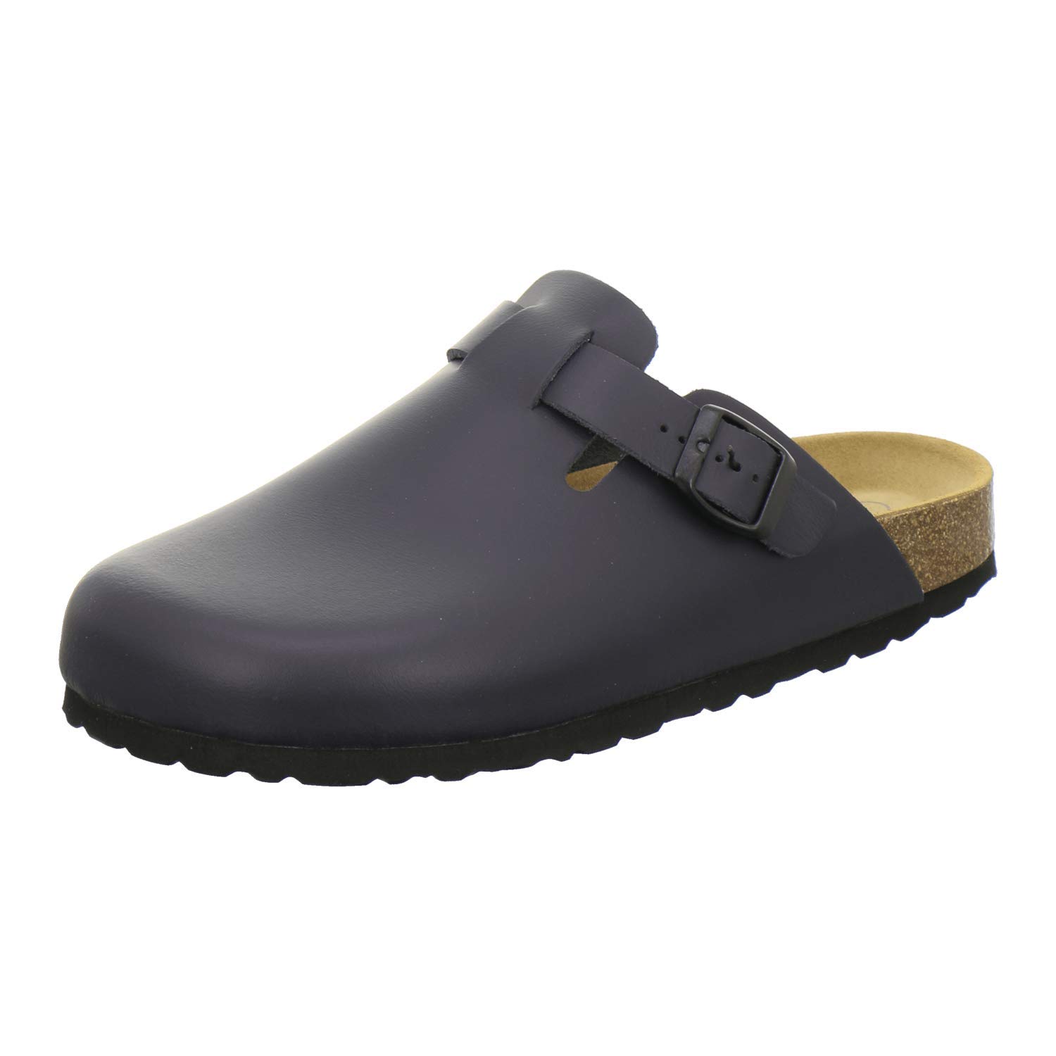 AFS-Schuhe 3900 Men's Leather Slippers with Footbed, Made in Germany