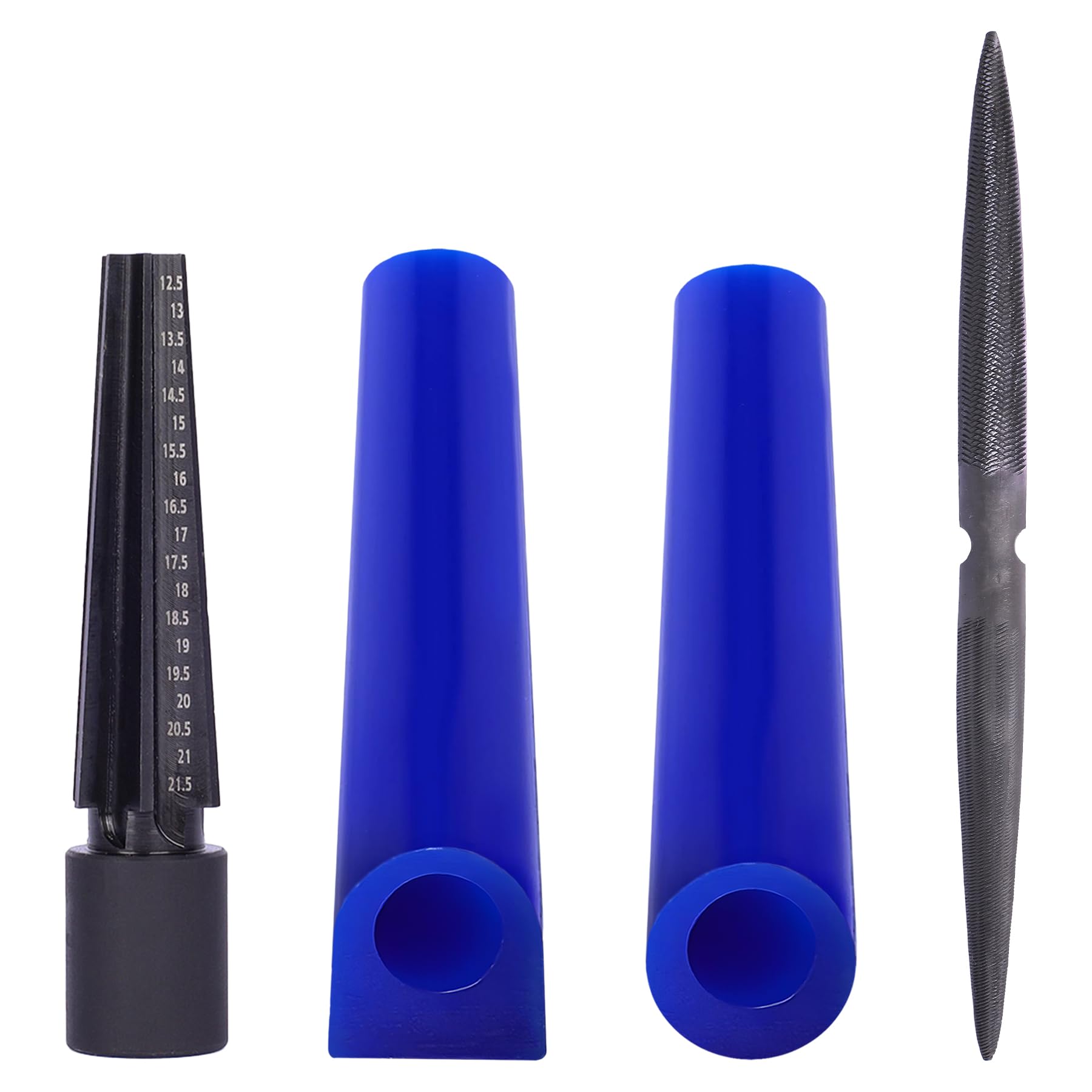 Jewelry Wax Carving Tools Set with Ring Tubes, Hole Expander and Carbon Steel Fi