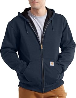 Carhartt Sudadera para Hombre con Forro de Sherpa y Cremallera Completa