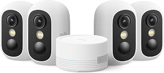 eufy Security eufyCam C35 4-Cam Kit, Wireless Security Indoor/Outdoor Camera, Magnetic Mount, Color Night Vision, Local Storage, No Monthly Fee, Solar Panel Compatible (Renewed) (Renewed)