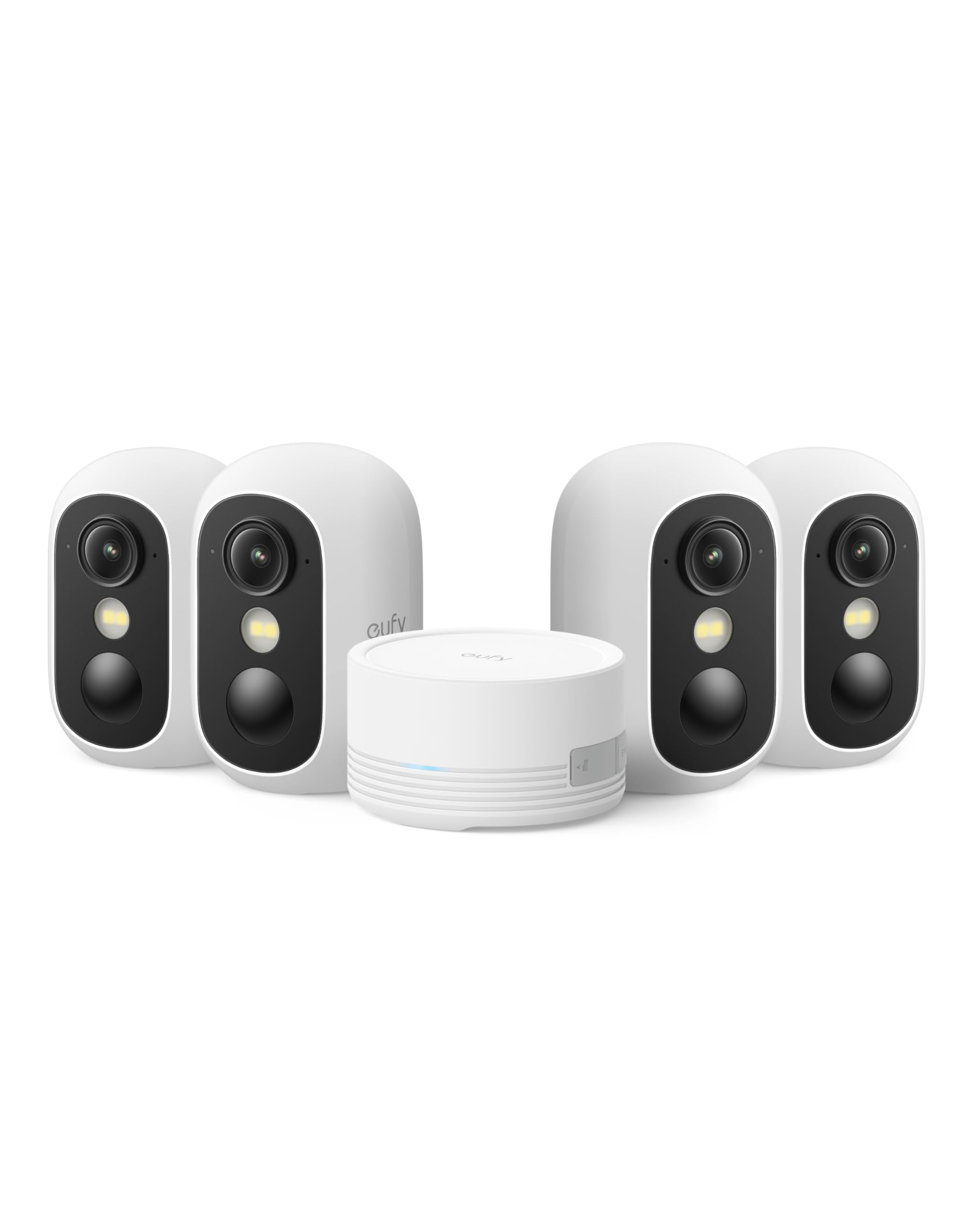 eufy Security eufyCam C35 4-Cam Kit, Wireless Security Indoor/Outdoor Camera, Ma
