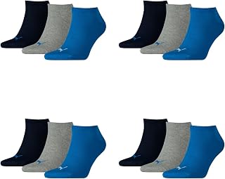PUMA Unisex Trainer Plain Socks (Pack of 3)