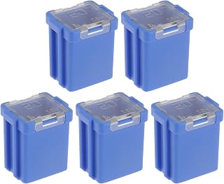 YINETTECH 5pcs 20A 58V Square Female Fuse Compatible with Ford OE 4655702 Electrical Replacement