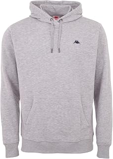 Kappa VENNO Hoodie, Unisex Hooded Sweatshirt, Pullover Made Cotton, Jumper for Leisure and Sports, Clothing for Men and Women