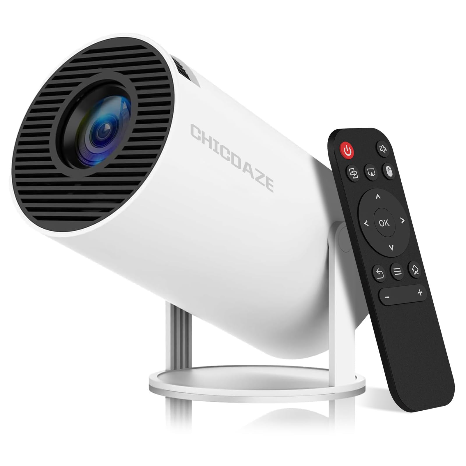 Mini Projector, HY300 PRO Portable Projector, Smart Projector Support 4K 1080P w