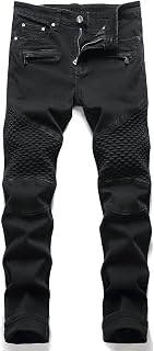 RXXKKK Classic Motorcycle Jeans Zip Regular Fit Flex