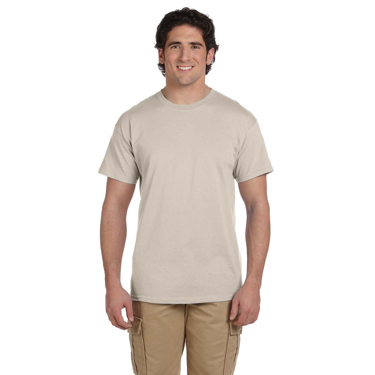 Gildan Adult Short Sleeve T in Sand - XXXXX-Large