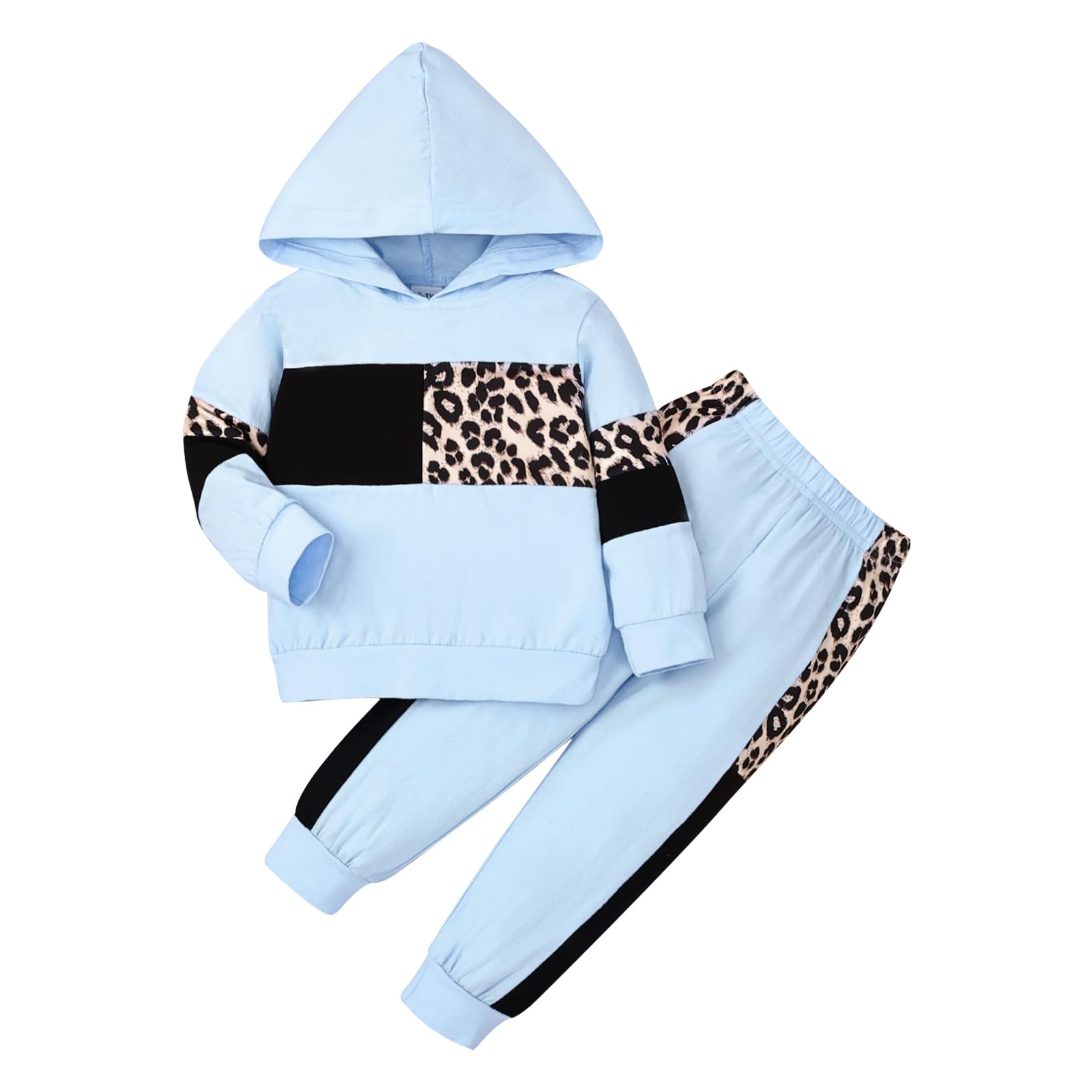 Girls Clothes Toddler Fall Outfits Long Sleeve Hoodie Sweatshirt Tops + Sweatpan