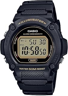 Casio W219H Series | Men’s Digital Watch | 50M WR | LED Illuminator | 100 SEC Chronograph | 1/100 SEC Stopwatch | Daily Alarm | Hourly Time Signal | Auto Calendar | 7 Year Battery