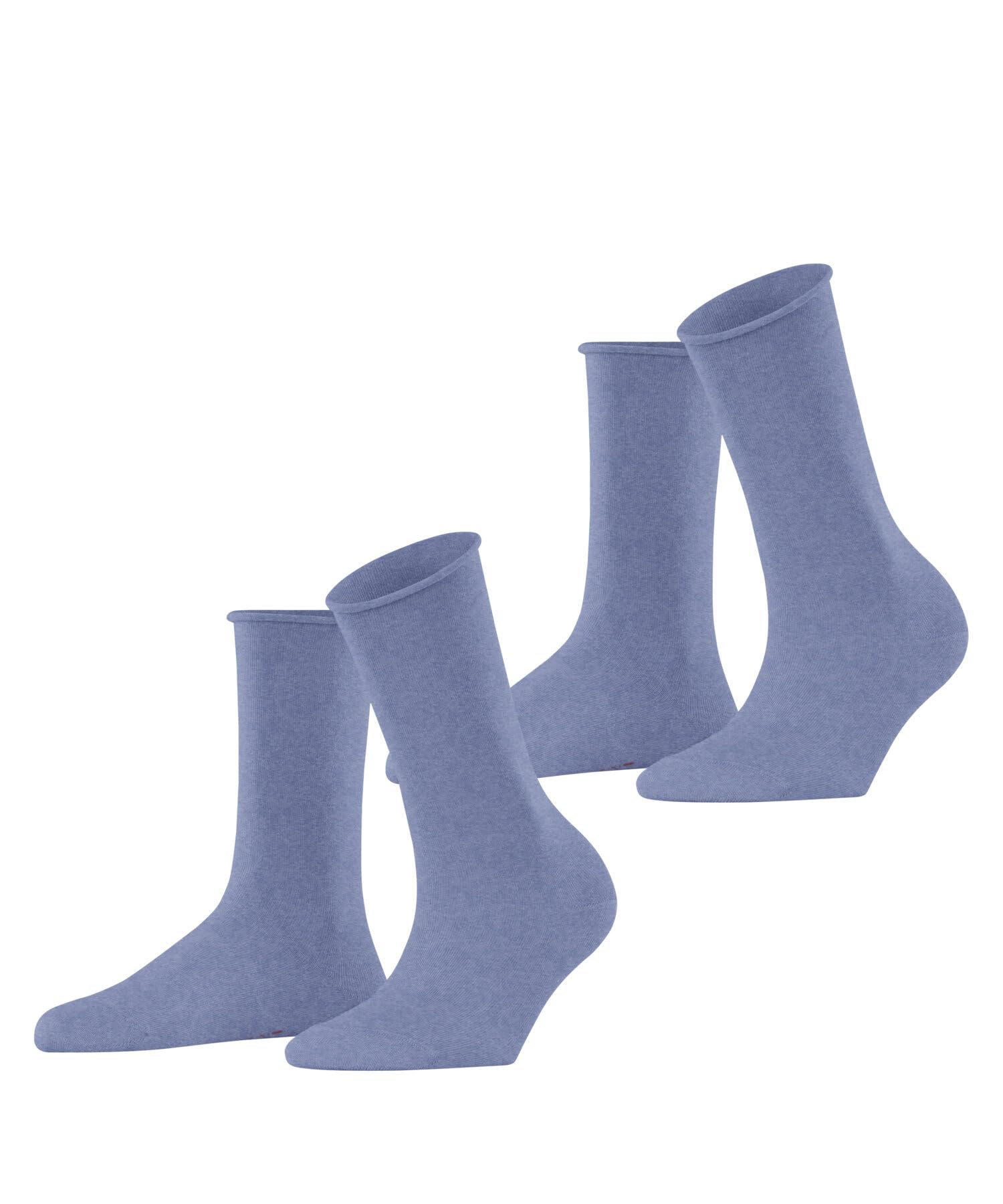 ESPRIT Women's Basic Pure 2-Pack Breathable Socks Organic Sustainable Cotton Wit