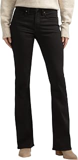 Silver Jeans Co. Women's Suki Mid Rise Curvy Fit Bootcut Jeans