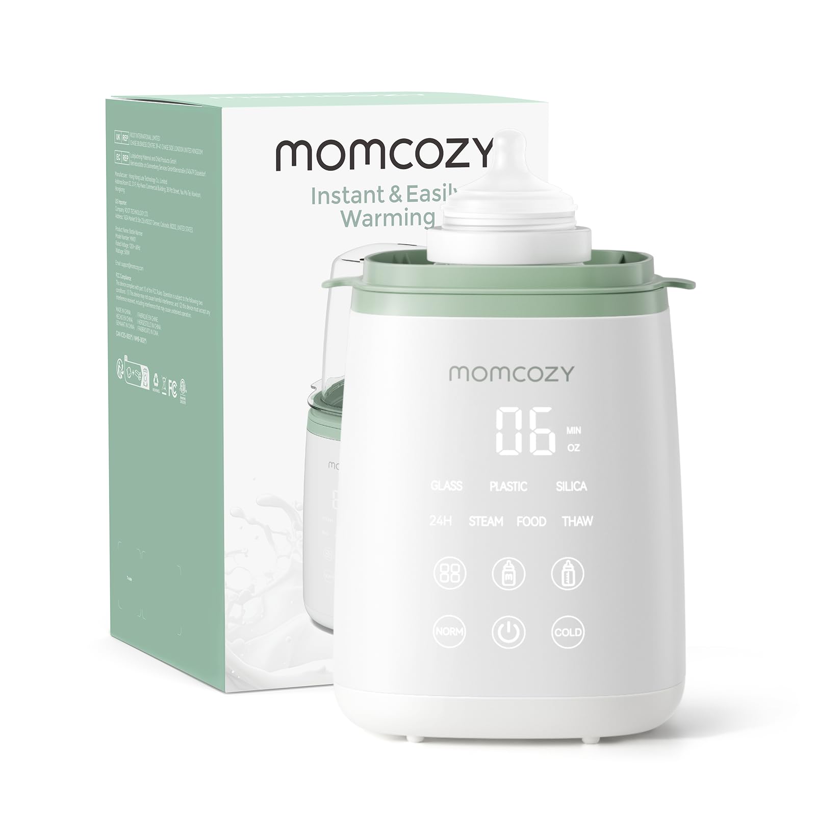 Momcozy Bottle Warmer for Baby, Fast Heating Breastmilk for All Bottles | Newbor