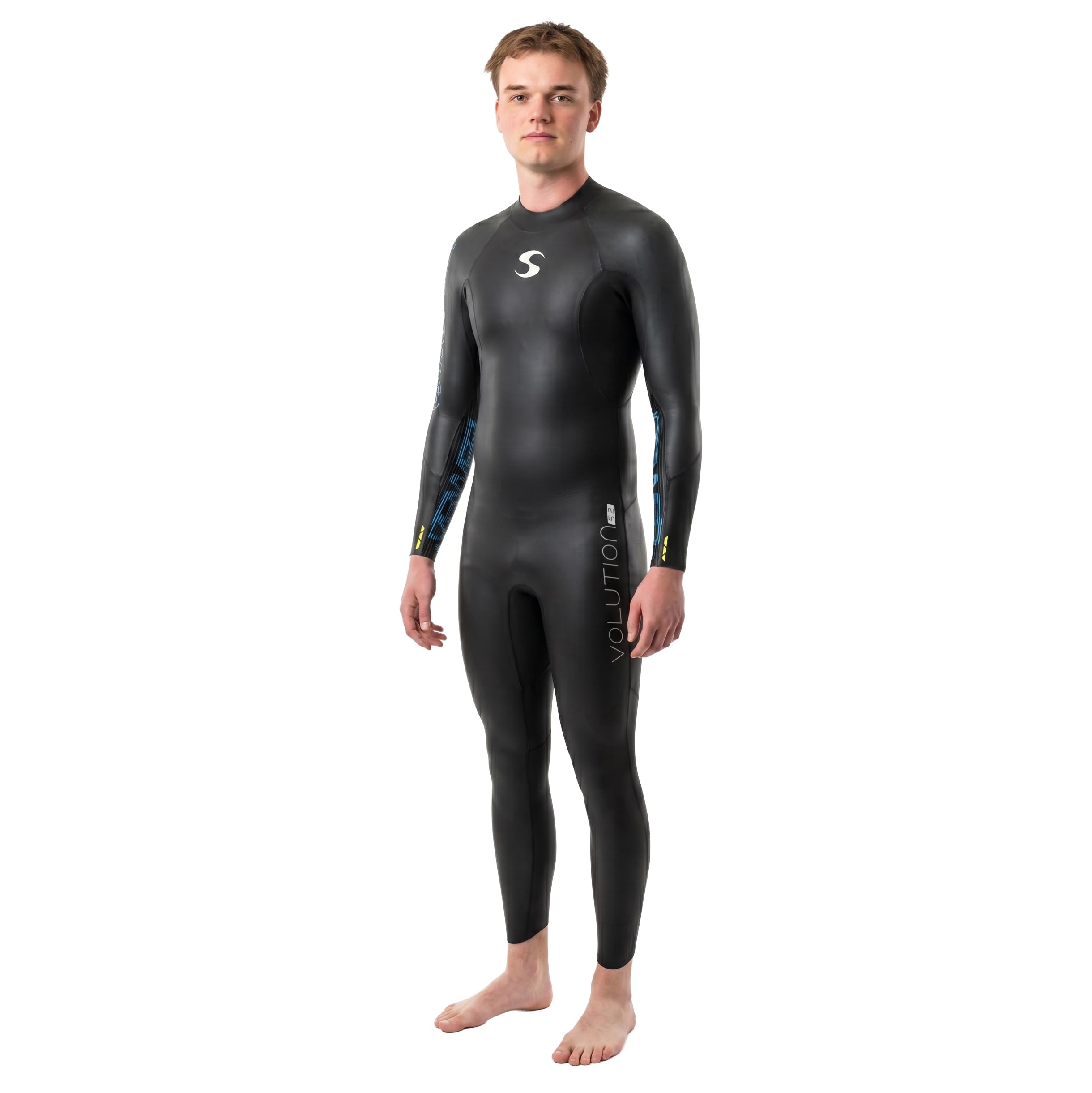 Synergy Men's Volution 5/2mm Triathlon Wetsuit - Full Sleeve Open Water