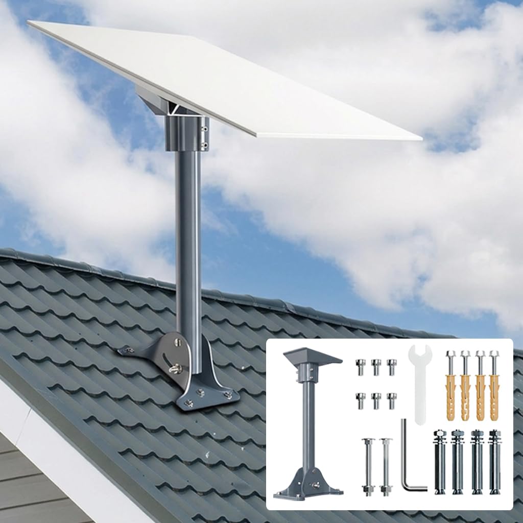 Standard 4/4X Mount for Starlink, 360° Adjustable Gen 3 Dish Roof Mount