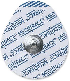 Kendall™ 200 Series Foam Conductive Adhesive Hydrogel EKG Electrode, Non-Radiolucent, 100 Pack, Tear Drop, Adult, 1.5IN, 1 Box of 100