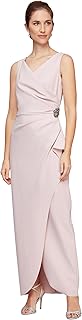 Alex Evenings Long A-Line Sweetheart Neck Dress (Petite and Regular Sizes) Dress for Special Occasion Women