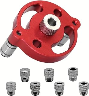 Straight Hole Drill Guide, Self Centering Dowel Jig 2-10mm Vertical Pocket Hole Punching Positioner Woodworking Tool