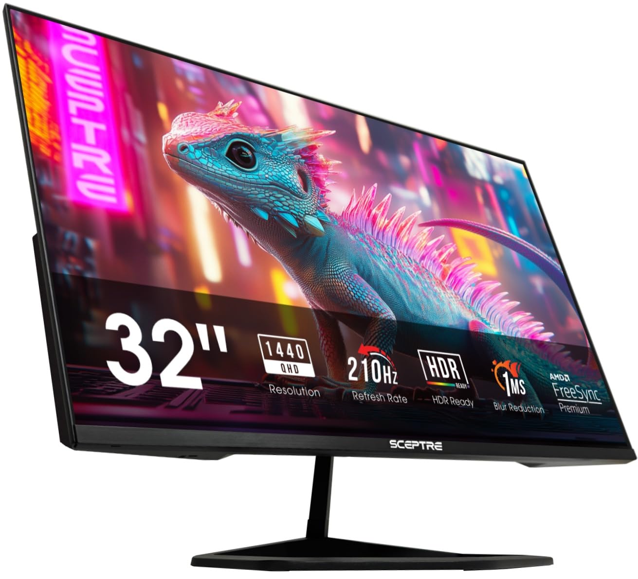 Sceptre New 32-inch 2K QHD 2560 x 1440 Prime Gaming Monitor up to 210Hz USB Type